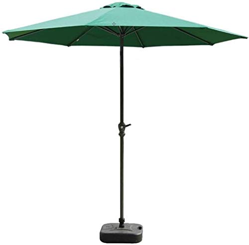Sombrilla para mesa de terraza y piscina en color verde