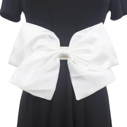 Women's Runway Big Bow Elastic Cummerbunds Female Dress Corsets Waistband Belts Decoration Wide Belt
