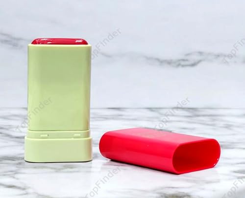 Image of On The Go Blush Stick | | Blendable & Buildable Tinted, Long-Lasting | Matte Finish For All Skin | Blusher for Cheeks & Lips, Highlighter For Face Makeup | Natural Glow with Olive, Vitamin E | 2-in-1 Cream Multi-Use Makeup Blush Stick For Cheeks (Coral Pink)