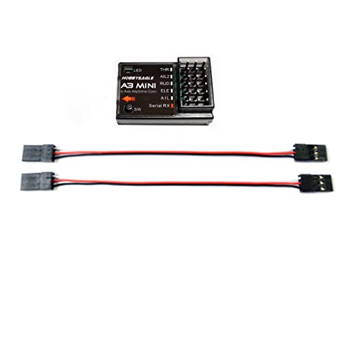 HOBBYEAGLE A3 Mini 6-Axis Airplanes Gyro Stabilizer System Gyroscope Balancing with Multi-Protocol Serial Receiver for RC Electric Airplane (mini A3 with Cable) HOBBYEAGLE A3 Mini 6-Axis Airplanes Gyro Stabilizer System Gyroscope Balancing with Multi-Protocol Serial Receiver for RC Electric Airplane (mini A3 with Cable)
