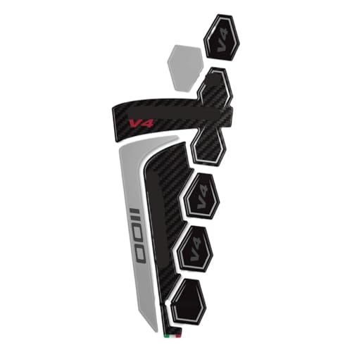 Autocollant réservoir Moto Diavel V4 2023 protection noire