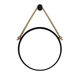★ El espejo de pared redondo agrega un estilo contemporáneo a su hogar. Su marco simple y moderno creará un estilo único para cualquier pared de su hogar.