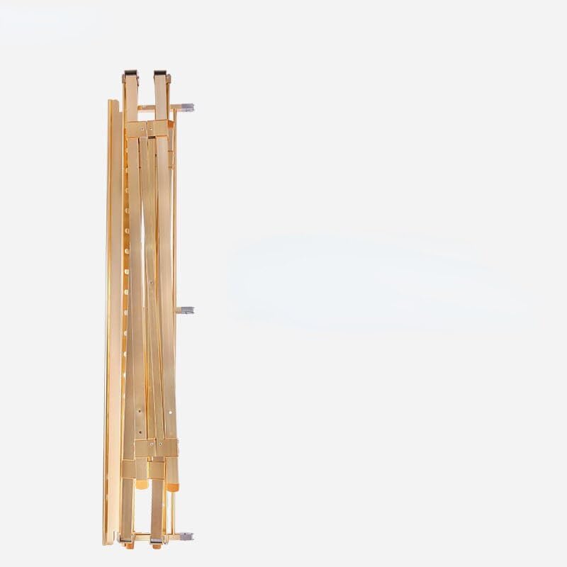 Miniatura 6 de CLSMD Floor Drying Rack Double Pole Stacked Room Drying Rack Outdoor Aluminum Alloy Drying Rack Folded Outside Balcony Large Drying Rack