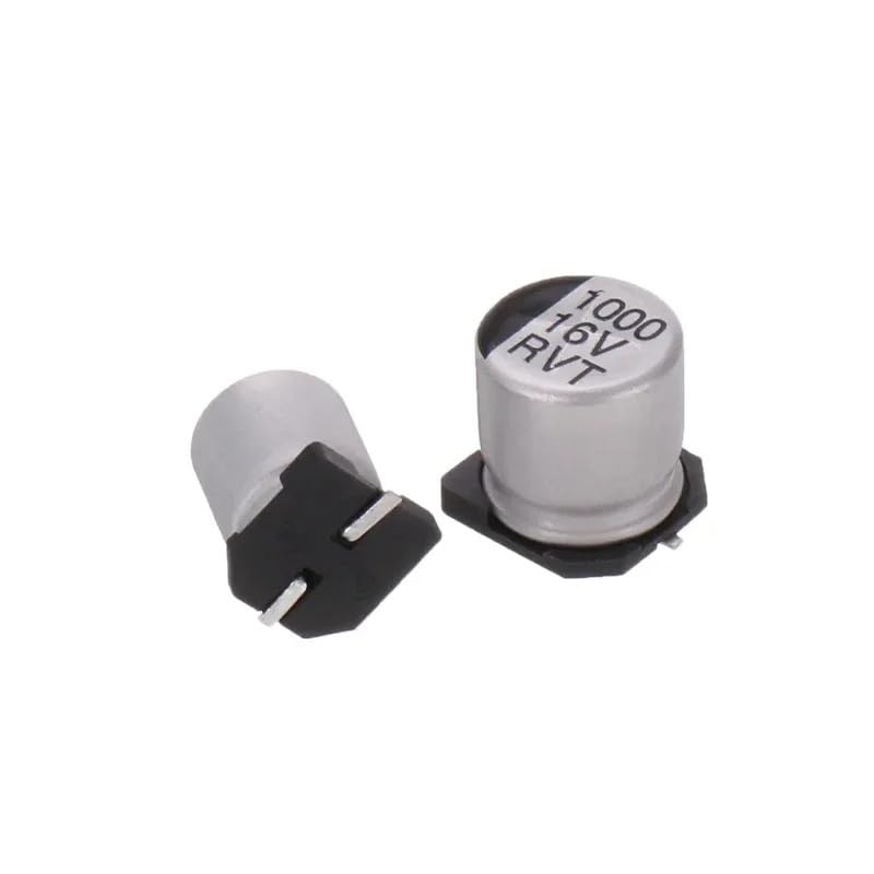 Kit surtido de 400 condensadores electrolíticos de aluminio SMD de 24 valores, 1uF-1000uF, 6,3 V-50 V