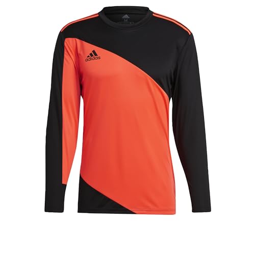 adidas Homme Squadra 21 Goalkeeper Jersey, Black/App Solar Red, M