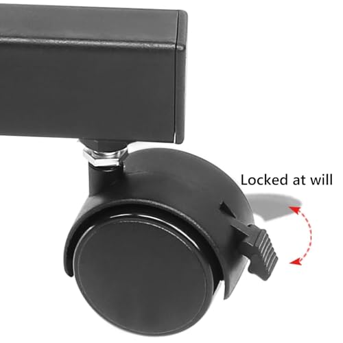 Soporte móvil para TV de piso para pantallas 17-55 pulg miniatura 6