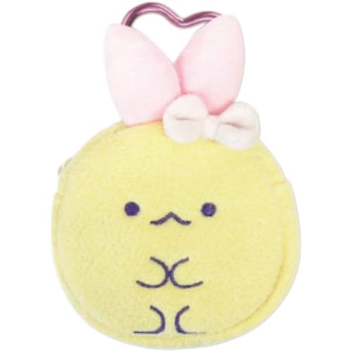 畑山商事 すみっコぐらし えびふらいのしっぽ・えびてんのしっぽシリーズ ダイカットミニポーチ えびてんのしっぽ 約H12×W10.5×D3cm 63203049