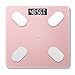 ChengBeautiful Waga tkanki tłuszczowej elektroniczna waga do pomiaru tkanki tłuszczowej inteligentna waga BMI LED bezprzewodowa waga sterowanie aplikacją (kolor: Różowe złoto, rozmiar: 26 x 26 cm)