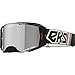 EKS Lucid Adult Off-Road Motorcycle Goggles - Black/Silver Mirror/One Size