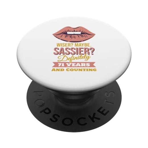 71 años - Wise Sassy - Divertido 71 cumpleaños PopSockets PopGrip Intercambiable