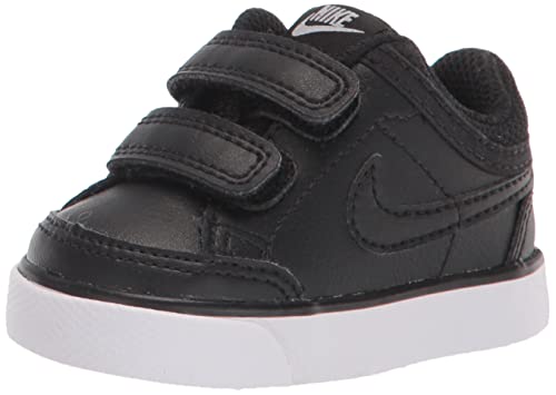 Nike Capri 3 Leather (TDV) 579949 014 Black/Black-White Baby Shoes