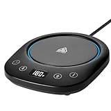 Coffee Mug Warmer, 7 Temp Settings 1-12H Timer & Fast Heating, Auto Shut Off Coffee Mug, Beverage, Milk, Tea Warmer (Black)