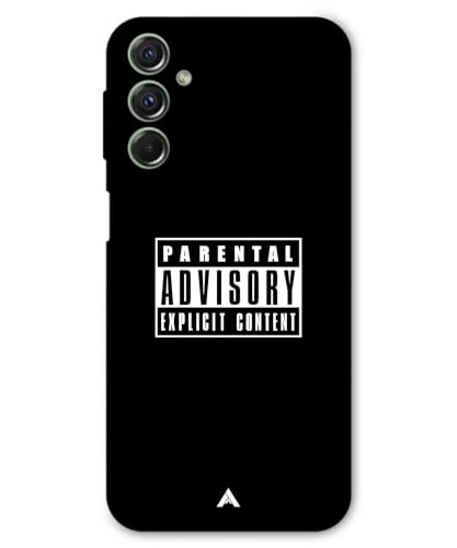 Image of Premium Explicit Case for Samsung Galaxy M54 Soft-Touch Metal TPU Back Cover, Shockproof, Designer, Aesthetic Mobile Phone Case (Glossy Finish)