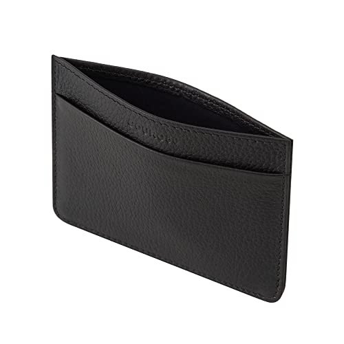 Porta-Cartão Masculino de Couro Bovino Legítimo com Proteção Antifurto RFID Couro50 660 (Preta)