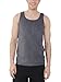 Fruit of the Loom Men's Eversoft Cotton T-Shirts (S-4XL), Tank-2 Pack-Charcoal Heather, Small