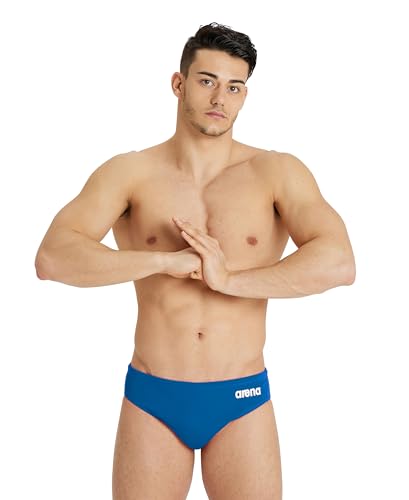 Bañador hombre Arena Team de natación liso tipo slip para deportes acuáticos y waterpolo