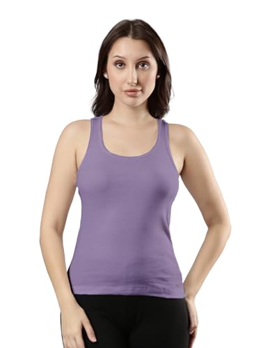 Image of Femmora Body Hugging Waist Length Camisole, Solid, Soft and Comfortable Cotton Fabric with Racer Back, for Women,Pack of 1
