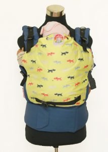 Cookiie Soft Structured Baby Carrier Doggy Days on Blue (Embrace)