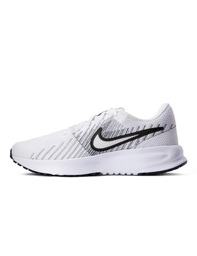 Nike Women's Run Defy Road Running Shoes, White/Black-Smoke Grey, 7.5