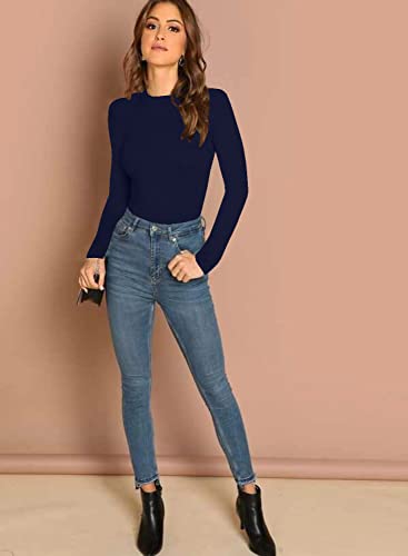 Image of Dream Beauty Fashion Women's Casual Round Neck Long Sleeves Stylish Top, 23 inch inches (Top Empire-06)