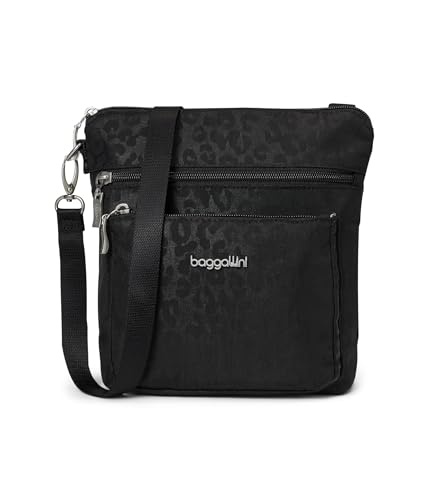 Image of Baggallini Modern Pocket Crossbody Bag for Women, 8.5 inchx8.5 inch Handbag Purse with RFID, Lightweight Water-Resistant