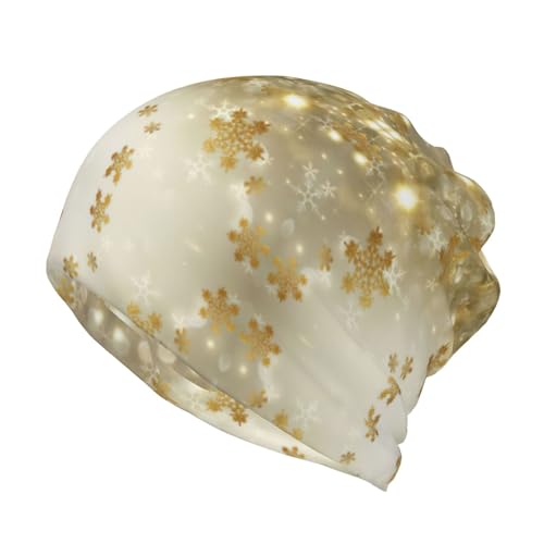Gorro de seda dorada multifunción para otoño e invierno, cálido, bufanda para uso diario al aire libre, ropa de cabeza de moda, Negro, Talla única