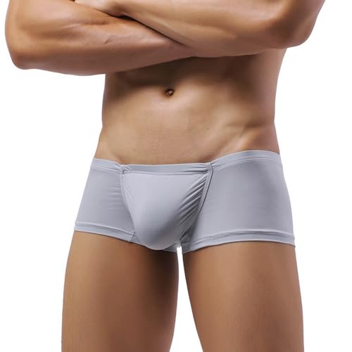 3 Pack Men's Stretch Boxer Bikini Underwear Sexy Men Low Rise Seamless Breathable Pouch Boxer Shorts2
