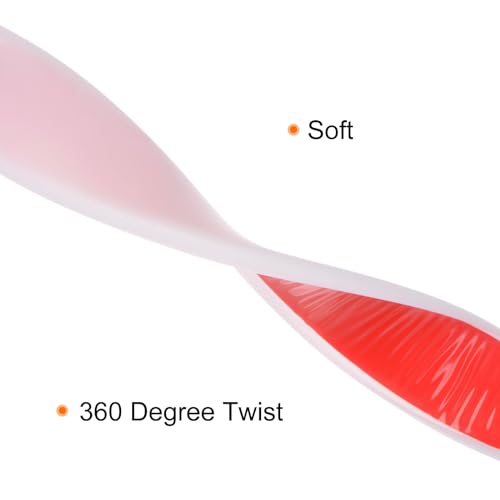 QUARKZMAN U-Form Kantenband 1-3/16 x 16.4ft (30mm x 5000mm) Selbstklebendes TPE Flexibles Furnierkantenband Kantenschutz für Möbel, Schränke, Tische, Reparatur, Weiß