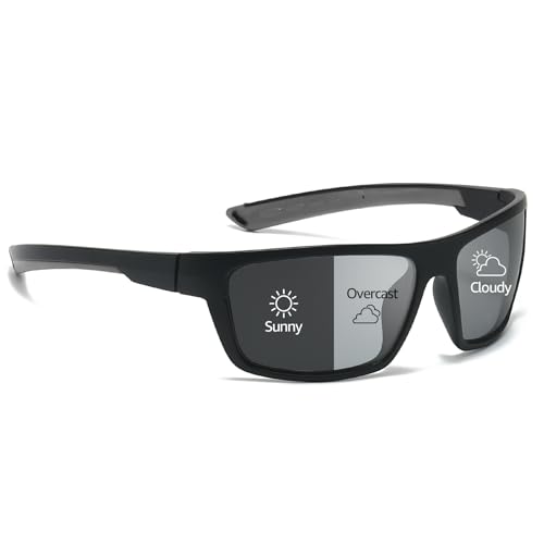 SIPHEW Photochromic Polarised Sunglasses Men With UV400 Protection