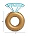 Jasonwell Inflatable Diamond Ring Pool Float - Engagement Ring Bachelorette Party Float Stagette Decorations Swimming Tube Floaty Outdoor Water Lounge Floats for Adults