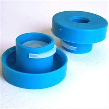 Reusable No-Splash Cap for 5 Gallon bottles and water dispensers with probes