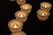 Set of 10 Flameless LED Ivory Tealights Candles Featuring Realistic Black Wick with Daily Timer, 1 Remote Control and 10 Batteries