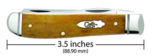 Image of Case WR XX Pocket Knife Smooth Antique Bone Mini Trapper Item #58188 - (6207 SS) - Length Closed: 3 1 /2 Inches