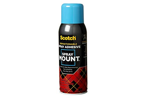Scotch Spray Mount, 10.2 5 Oz, Repositionable On Many Surfaces(6065) #TOP1