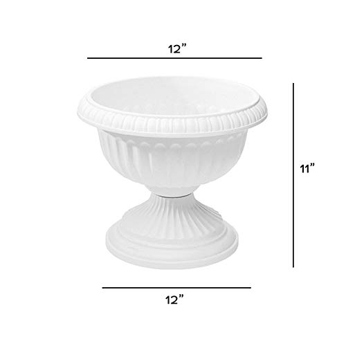 Grecian Urn Planter, White, 12-Inch #TOP3