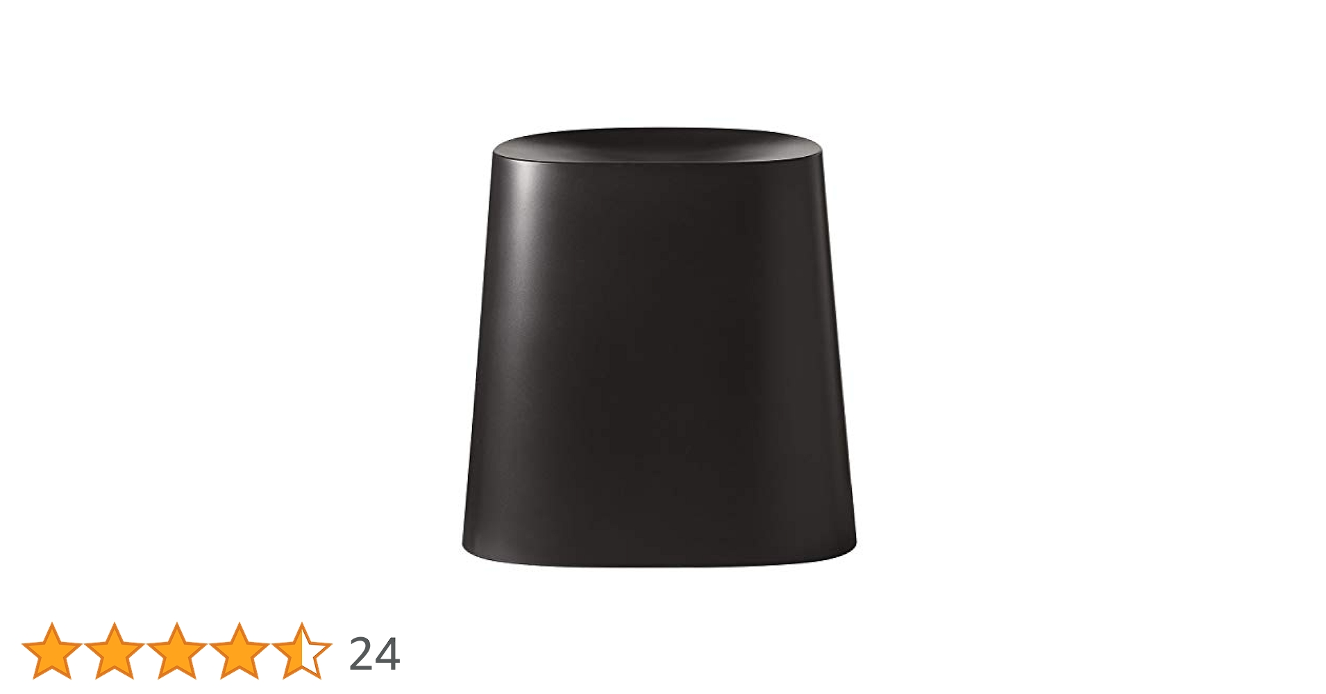 2点セット◾️MUJI 無印良品 ポリプロピレンスタッキングスツール 黒ブラックA まとめ買いセット】無印良品 ポリプロピレンスタッキング