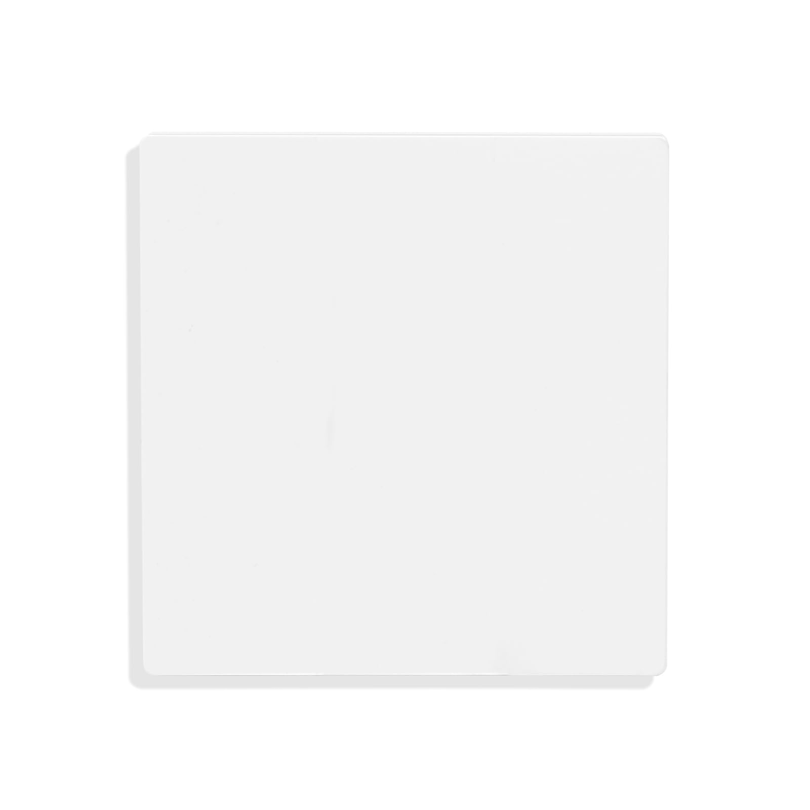 CNBINGO Rocker Button Switch, Plastic White Wall Plate, Electrical Single Light Switch