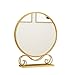 Dressing Mirror Travel Makeup Mirror with Magnification Iron Art Makeup Mirror Portable Desktop Large Mirror Vanity Mirror Beauty Mirror (Capacity : 50cm)