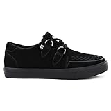 tuk scarpe milano Autentico design Creeper: presenta una punta affilata e un classico dettaglio intrecciato nero per un'estetica audace di ispirazione gotica.