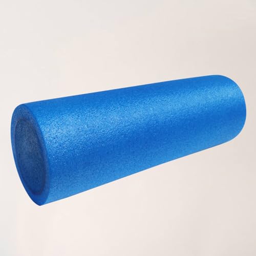 Rodillo de espuma para yoga y pilates, cilindro sólido de masaje y entrenamiento de equilibrio, 30 x 15 cm, color azul miniatura 6