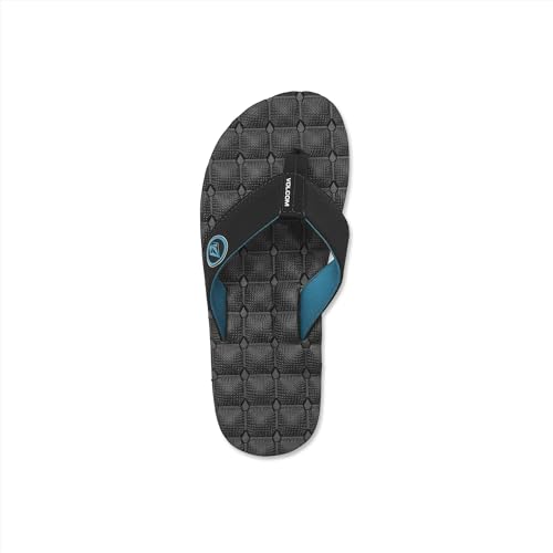 Image of Volcom Men's Recliner Sandals - Water-friendly Flip Flops With Recliner Comfort Foam Footbed
