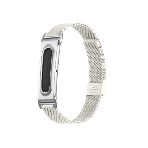 UGYMSIA �����o���h Google Fitbit Air�Ή� ���^���P�[�X��̌^ �X�e�����X���b�V�� �������o�b�N�� �j�����p [���s�A���i] | ���^���x���g�E���^���P�[�X�E�o�b�N�����ߎ��A�x���g���F12cm