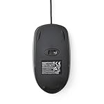 Amazon Basics 3-Button USB Wired Mouse with Scrolling and Tracking - Standard, Black - Image 4