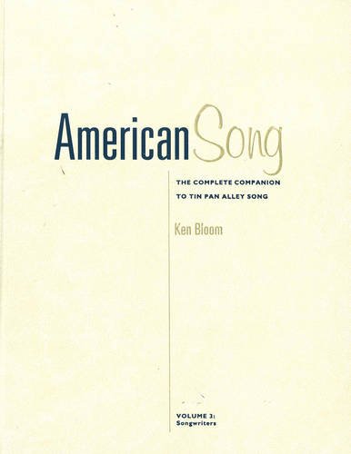 Tin Pan Alley Song collection American Song pour votre salon de musique