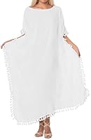 Algopix Similar Product 12 - LA LEELA Womens Beach Kaftan Dress