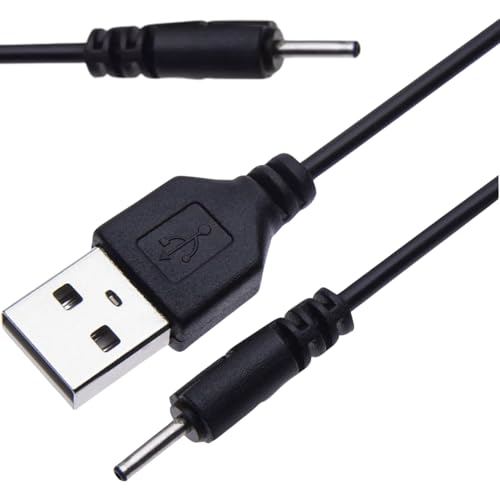 pluX Cavo di ricarica USB con connettore piccolo, compatibile con Nokia 105 (2013), 106, 1208, 2630, 2760, 5310, 6111, 6210, 6233, 6234, 7373, E51, E63, E65, E71, E72, N70, N70, N70, N70, N70, E63,