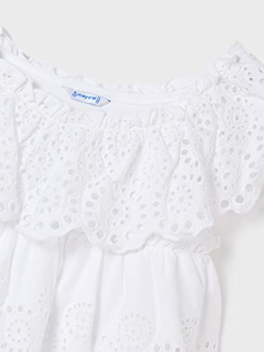 Mayoral 22-06128-085 - Blusa Ricamata per Bambine
