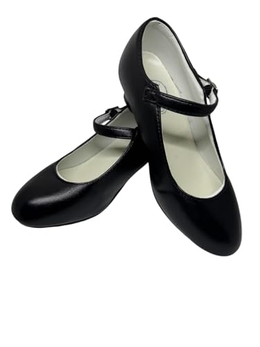 Chaussures Flamenco : Taille du 36 au 41 (Noir, Système Taille Chaussures EU, Adulte, Femme, Numérique, Mince, 41)