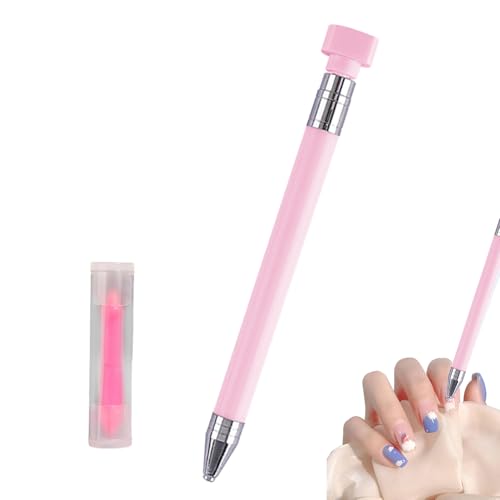 ラインストーンワックスペン-5.31インチ自動補充可能な鉛筆ツール、ワックスコアを備えた簡単な宝石アプリケーター、ラインストーン、ビーズ、工芸、絵、子供、大人、家の学校プロジェクト