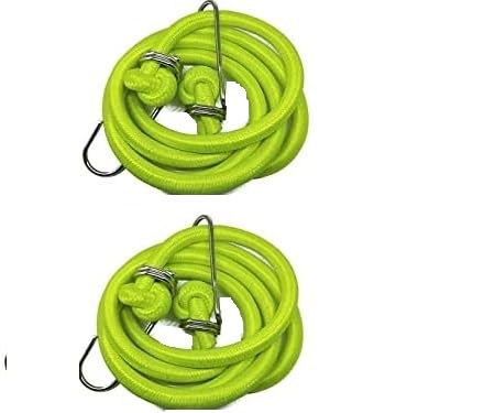 As Seen on TV High Strength Elastic Neon Color Bungee Cords, Luggage Tying Rope with Hooks, Set of 2, 8 feet, Assorted Neon Color (B08VD5Y2ZL) Amazon Price History, Amazon Price Tracker